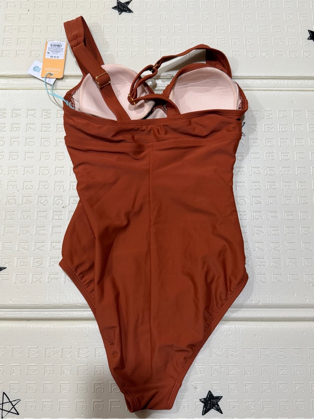 Rust-Tone One-Piece Swimsuit - Picture 2 of 3